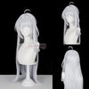 Monenjoy ゼンゼロ イーシェン 儀玄 コスプレ ウィッグ　カツラ　白色　ンレスゾーンゼロ　つげ毛　85cm　 - Monenjoy