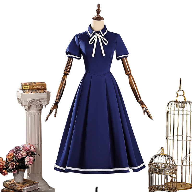 Monenjoy Cardcaptor Sakura Sakura Kinomoto Syaoran Li Summer Uniform Cosplay Costume Elementary School Uniform Sailor Suit with Embroidered Logo Anime Complete Reproduction Junior High School Uniform Ver.