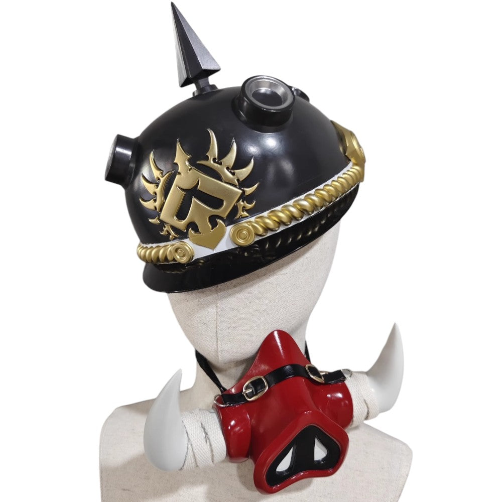 Monenjoy ゼンレスゾーンゼロ ルシアーナ・デ・モンテフィーノ　マスク　コスプレ道具　リュドーンの子 樹脂＋PLA製　おもちゃ - Monenjoy