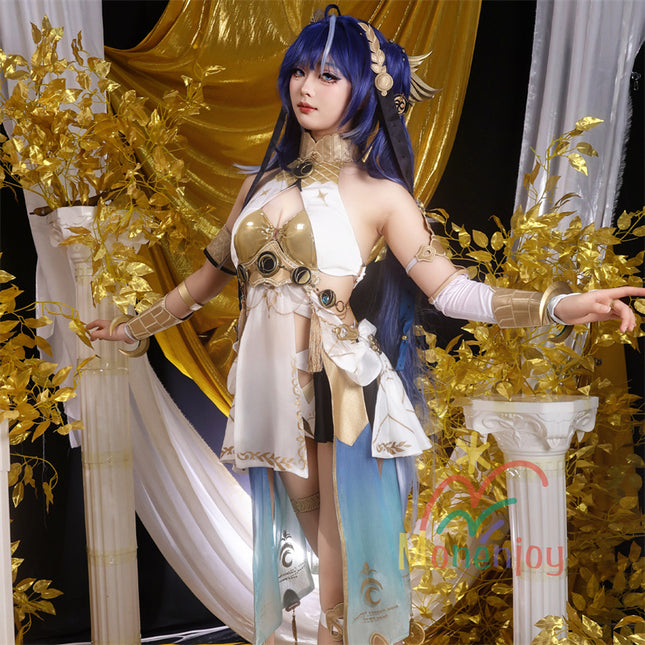 Monenjoy 鳴潮 ユーノ コスプレ衣装 ワンピース 実装 コスチュームGS1935