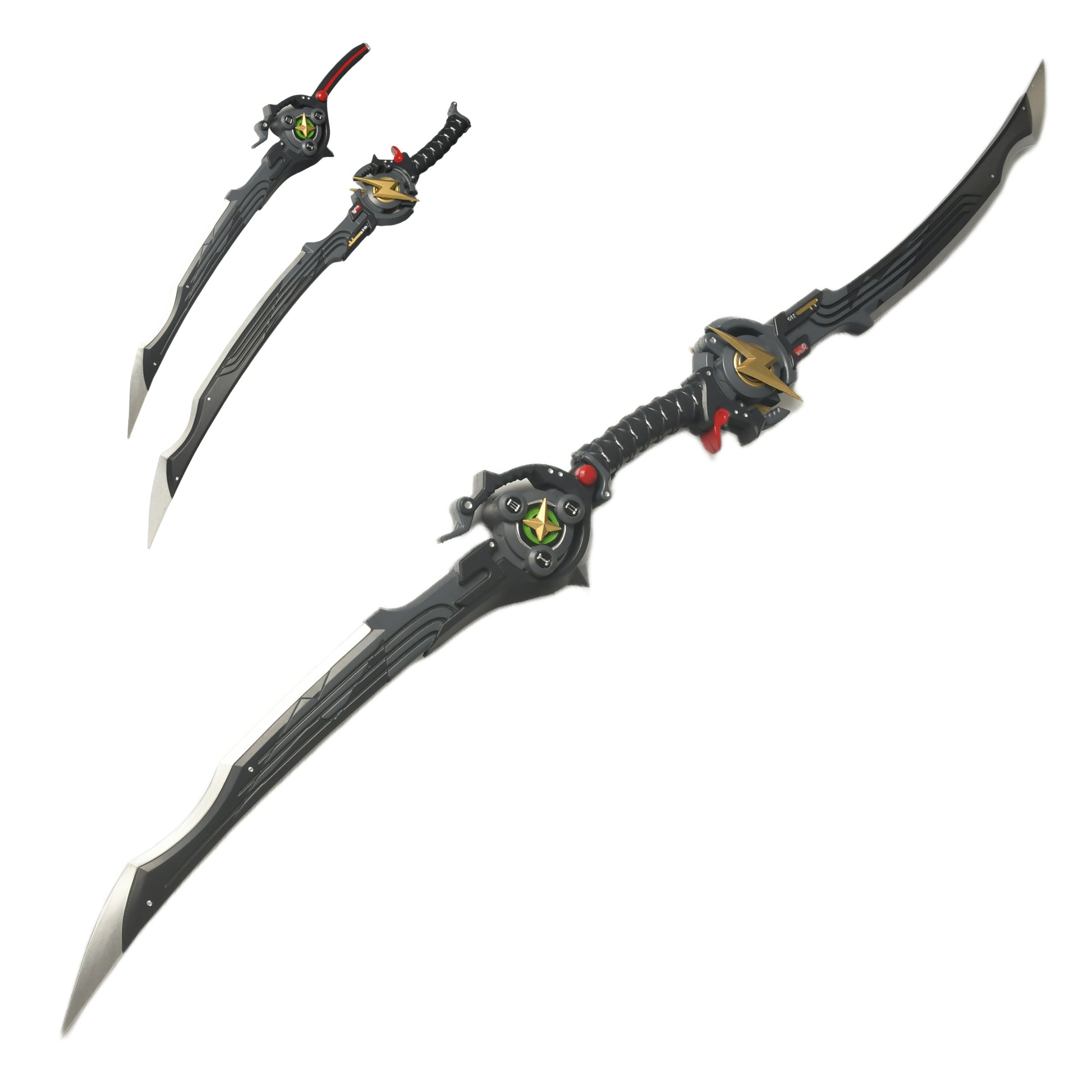 Monenjoy ゼンレスゾーンゼロ　防衛軍 シルバー小隊 0号・アンビー PU＋樹脂製　銀星　武器レプリカ　約151cm　大刀＋短刀組み合わせ　コスプレ道具　オーダーメイド　 - Monenjoy