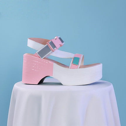 Monenjoy Zenless Zone Zero Ukinami Yuzuha Sandals Swimsuit Cosplay Prop Pink Summer Dream Story Zenzero Summer and Swimwear 
