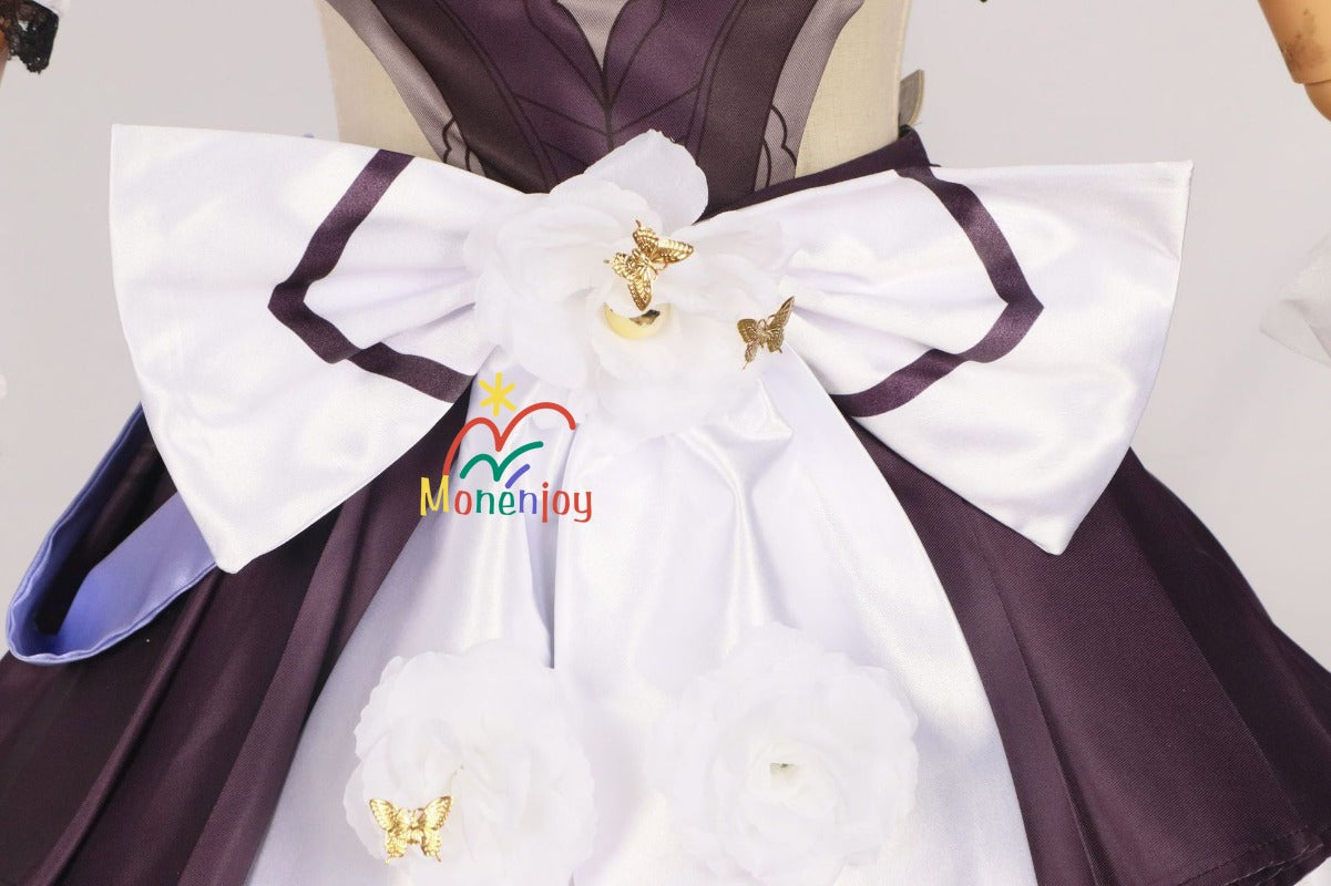 Monenjoy 崩壊3rd エリシア メイド服　Elysia　コスプレ衣装　ンクの妖精さん　カフェ服　イベントGS1330 - Monenjoy