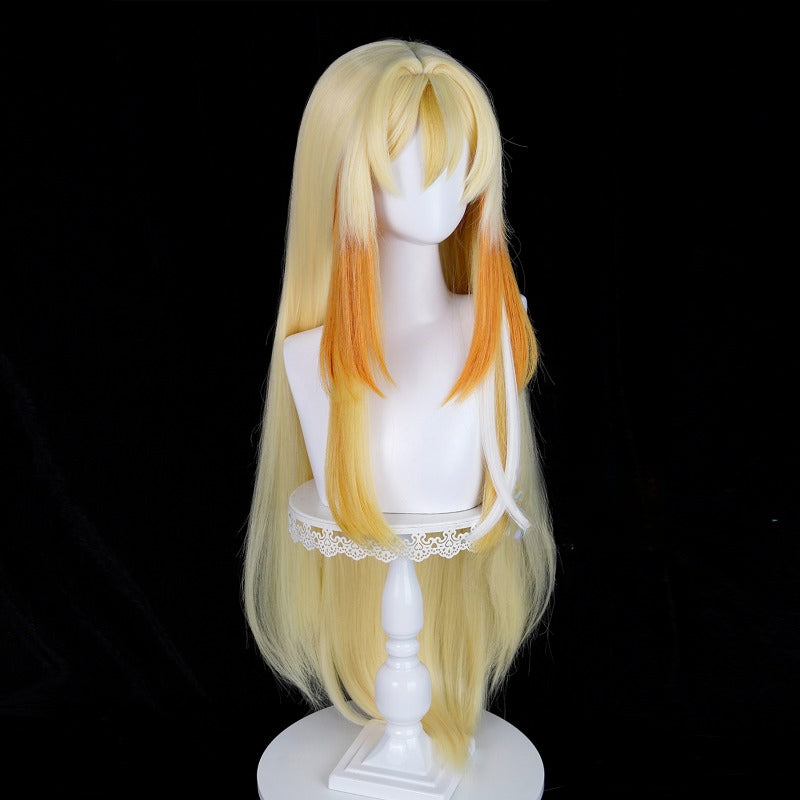 Monenjoy　原神　レインドット　ナベリウス 生の執政 ウィッグ　カツラ　コスプレ道具　ロングカツラGSWIG1006