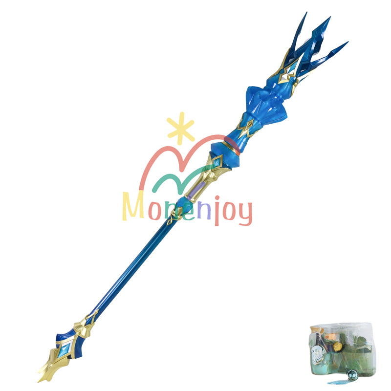 Monenjoy　崩壊スターレイル 　ケリュドラ　コスプレ道具　王冠　16.5cm　法杖　Cerydra　95cm　クイーンスタッフ オクヘイマ　女王の儀式杖  UVレジン製　炎冠 独裁官 女皇 総帥 カイザー