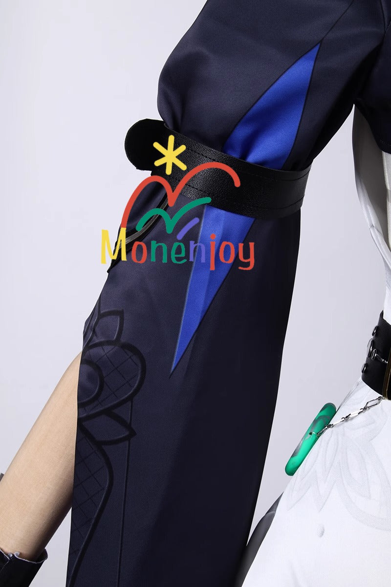 Monenjoy 崩壊スターレイル ジェイド コスプレ衣装　イベント　帽子付＋イヤリング付＋3d樹脂アクセサリー - Monenjoy