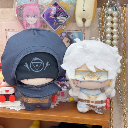 第五人格 占い師 ノワール  ぬいぐるみ  10cm キーホルダー　【SSR】ホワイト綿人形　第五人格/IdentityV 　ボロの衣装 イライ・クラーク　ふわふわ　同人グッズ　非公式グッズ