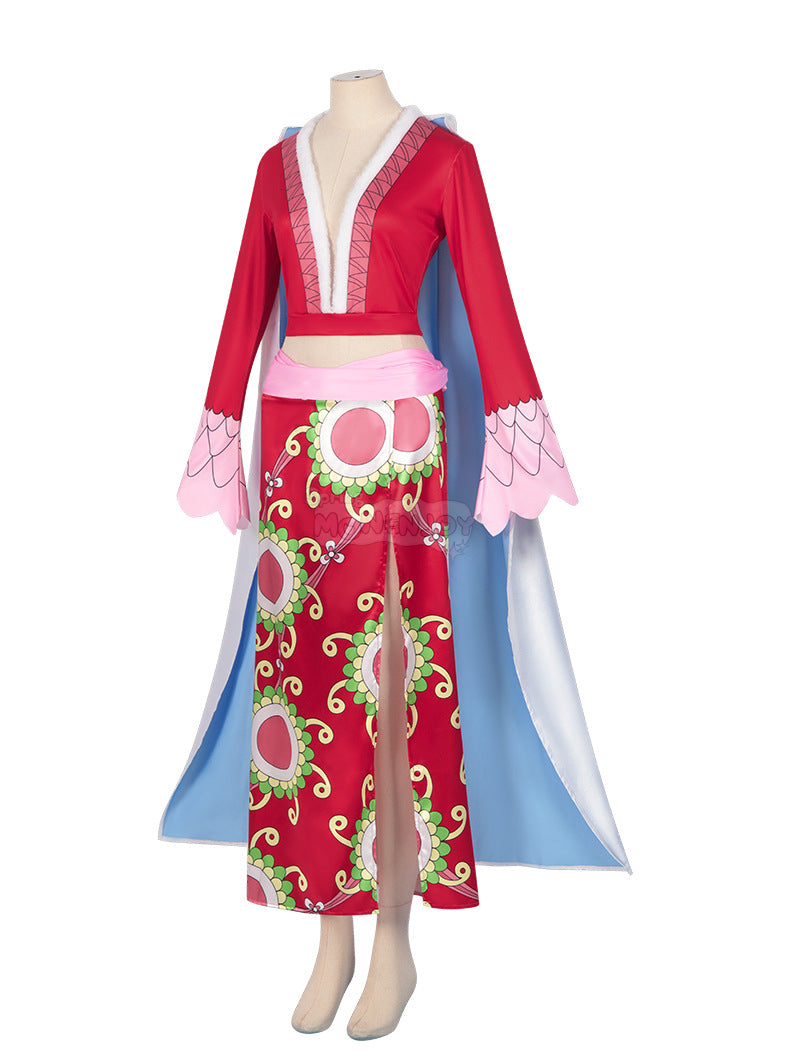 Monenjoy　onepiece　ワンピース　海賊女帝　ボア・ハンコック 九蛇海賊団　 船長　コスプレ衣装GS1267 - Monenjoy