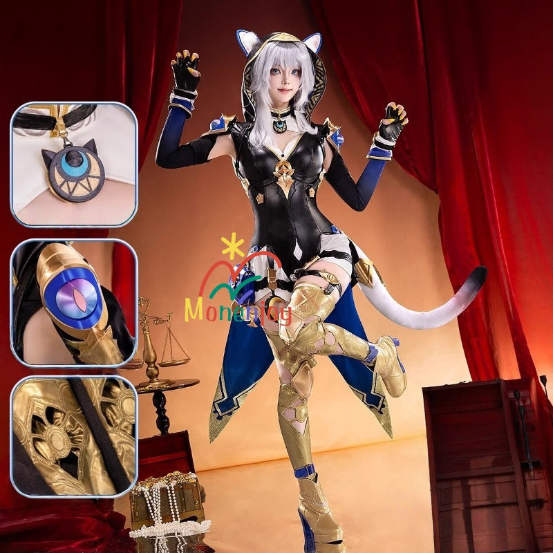 Monenjoy　崩壊スターレイル　サフェル　Cipher　オンパロス　コスプレ衣装　コスチューム　イベント　尻尾付き