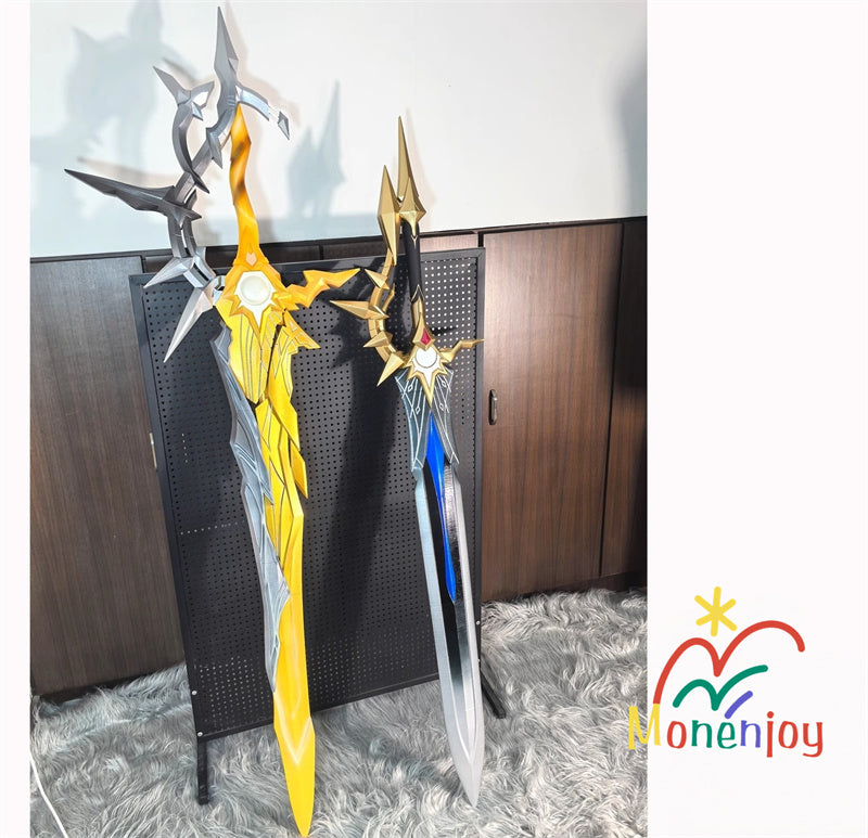 Monenjoy 崩壊スターレイル ファイノン 両手剣　フレイムスティーラーの剣　コスプレ道具　ファイノン Phainon　漆黒の剣　武器レプリカ　