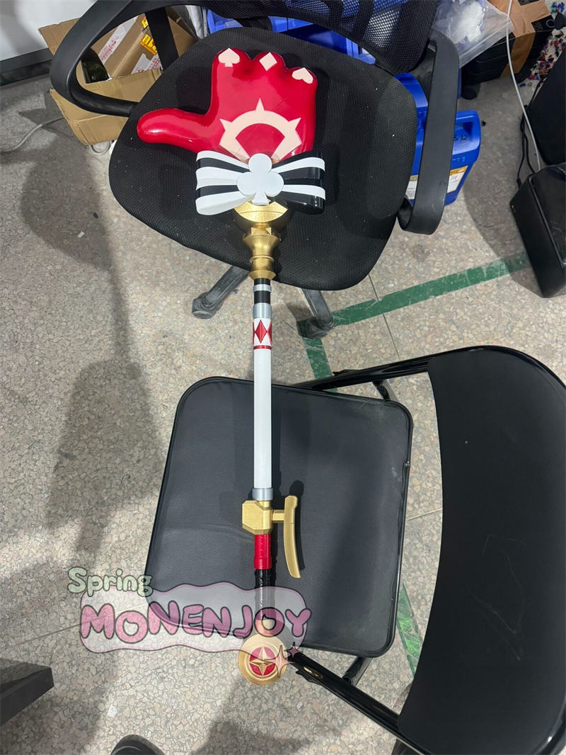 Monenjoy　崩壊スターレイル 火花　法杖　PETG+PLA材質　100cm　軽量 いいねハンド チョキハンド スタレ　コスチューム 二相楽園 切り替え可能 武器モデル