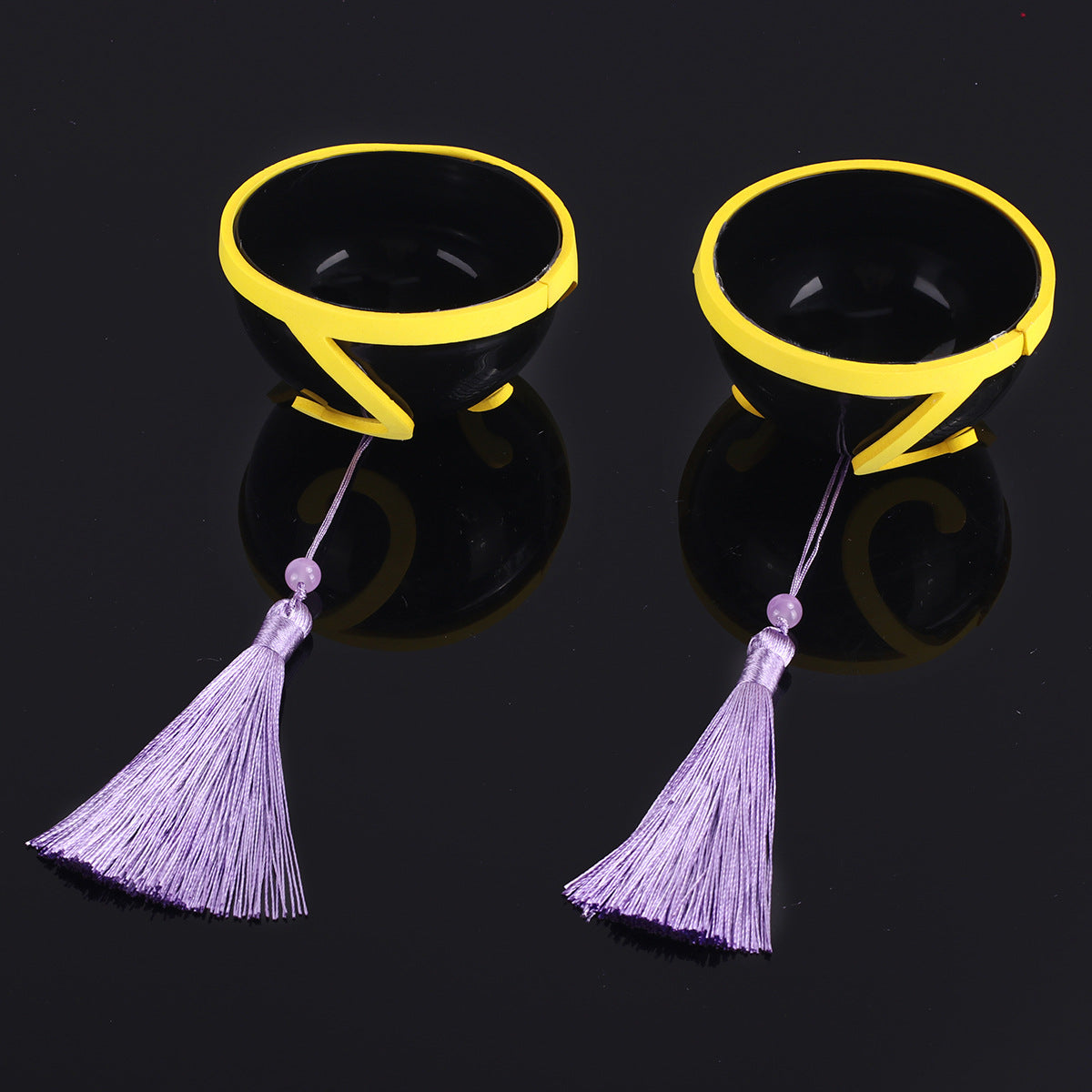 Monenjoy コスプレ　銀魂 神楽 髪飾り アクセサリー　コスプレ小道具 だんご 2個セットGS1148 - Monenjoy