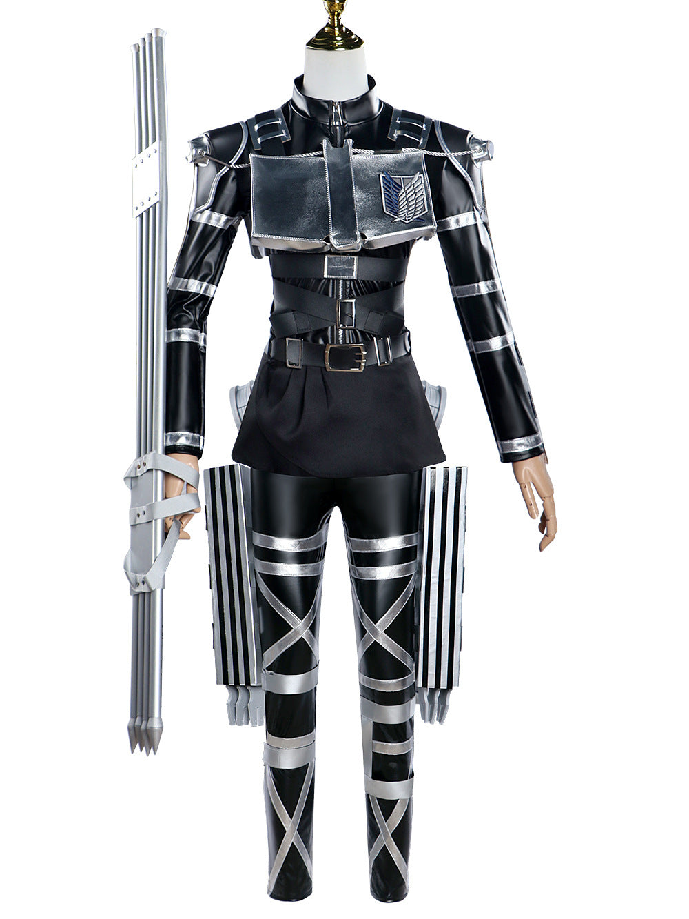 Monenjoy　劇場版「進撃の巨人」完結編 THE LAST ATTACK　コスプレ衣装　 戦闘服　マント追加可能　イベント　仮装　ハロウィン - Monenjoy