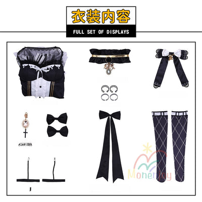 Monenjoy　魔法少女ノ魔女裁判　佐伯ミリア　コスプレ衣装　囚人番号663　ウィッグ追加可能　コスチューム
