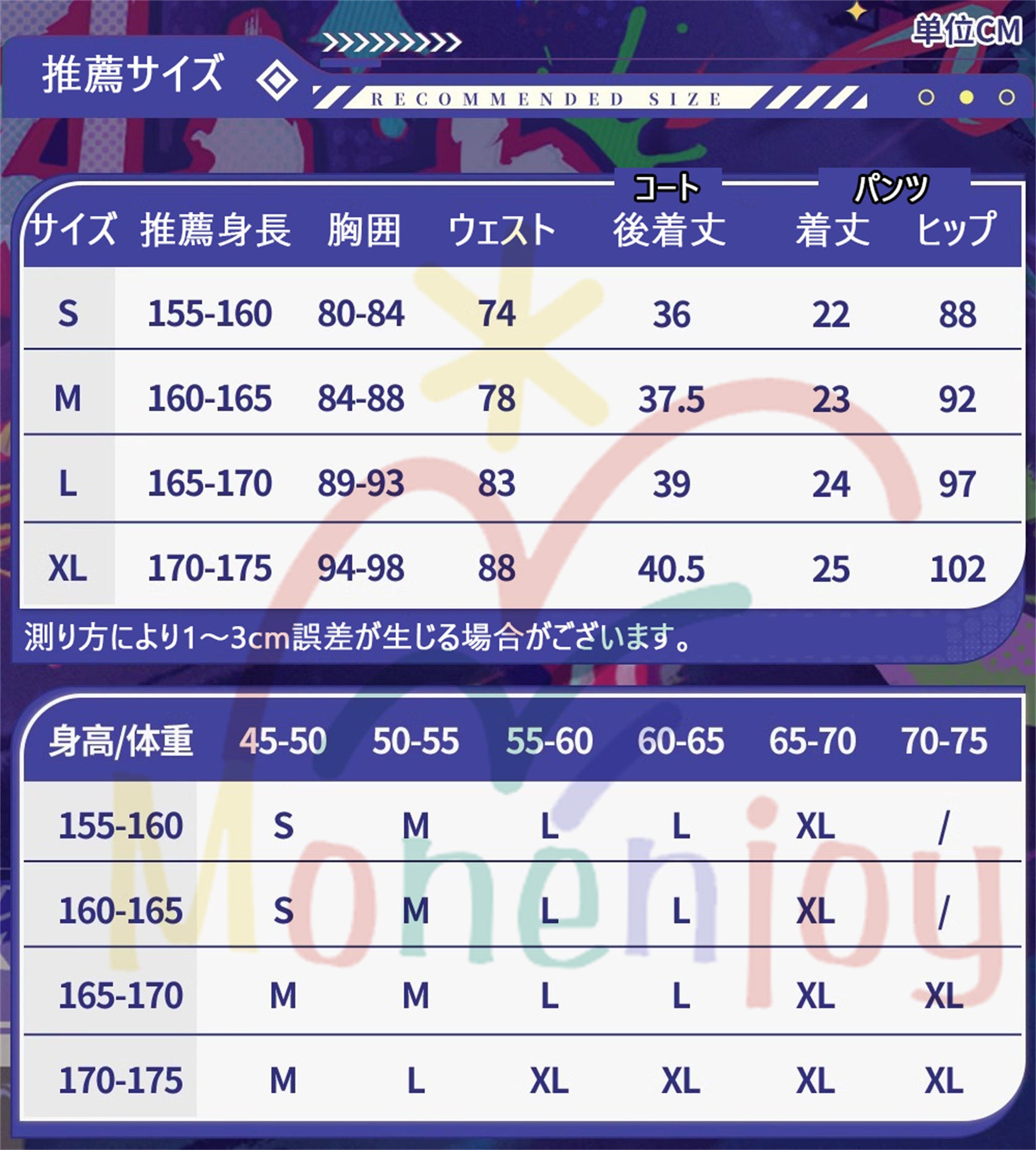 Monenjoy 崩壊 スターレイル 乱破（らんは）繚乱破魔　帽子付 コスプレ 1:1金属パーツ　豪華生地　スターレイル　複雑なデザイン衣装　コスチューム　乱破　カッコイイ　学園祭　コスチューム　ハロウィン　仮装 - Monenjoy