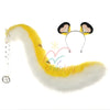 Monenjoy Zenless Zone Zero Chi Fufu Tiger ears Tail Fox ears Tachibana Fukufuku Headband Animal ears Fluffy Ear cosplay Cosplay hair wear Cute Moe goods Cat ears Fox ears Cosplay tools Accessories 