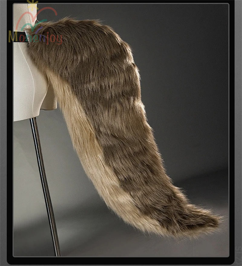 Monenjoy　ゼンゼロ 葉瞬光 　コスプレ　1形態　刺繍柄　 Ye Shunguang　タトゥーシール付き 3d樹脂製パーツ　雲嶽山　尻尾付　コスチューム　イベント　　