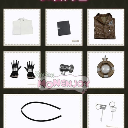 Monenjoy Identity 5 Prospector Highway Knight SSR Artificial leather + stretch pants + 3D resin parts High quality reproduction 