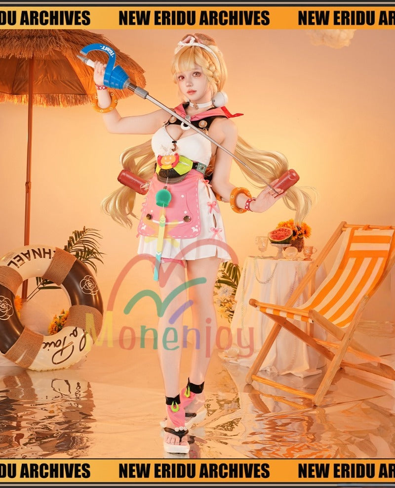 Monenjoy ゼンレスゾーンゼロ　アリスのコスチューム「タイム香る海辺」 水着 アリス・タイムフィールド　コスプレ衣装　コスチューム　怪啖屋　イベント　