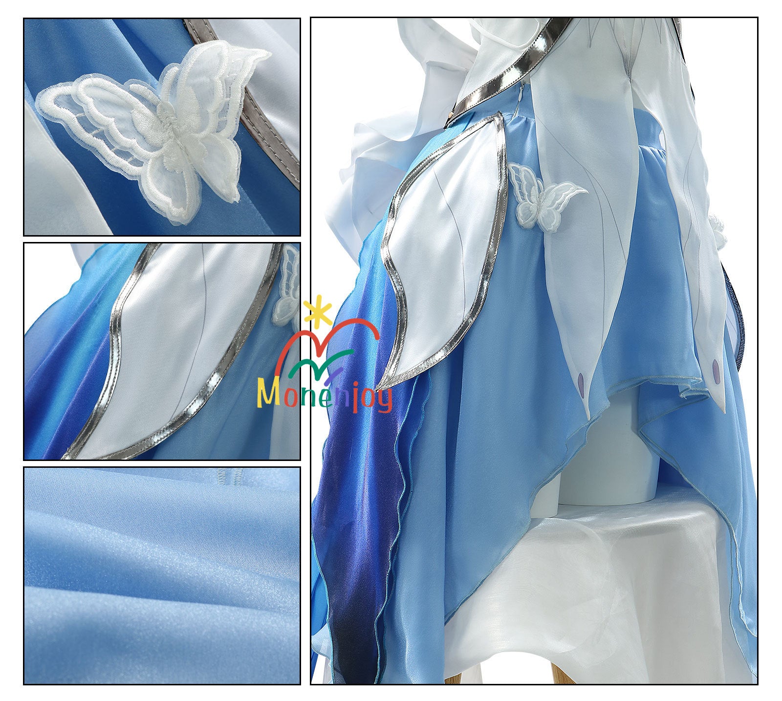 Monenjoy 鳴潮 ショアキーパー　コスプレ衣装　ワンピース　Shorekeeper 回折　コスチューム - Monenjoy