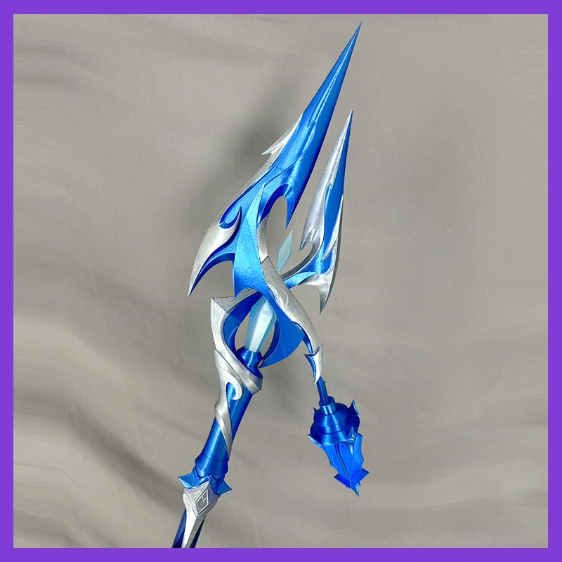 Monenjoy　原神　フリンズ　血染めの荒れ地　槍　長柄　　コスプレ道具　長柄武器　180cm 手提げ灯 ハンドランタン 武器モデル　提灯 法杖GSDJ1008