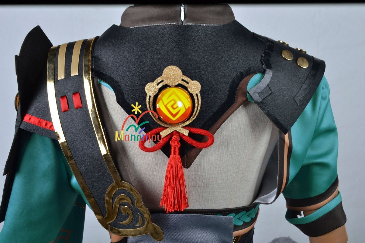 Monenjoy 原神　ゴローコスプレ衣装　Gorou　完全再現　犬耳ウィッグ＆しっぽ付属可能 - Monenjoy
