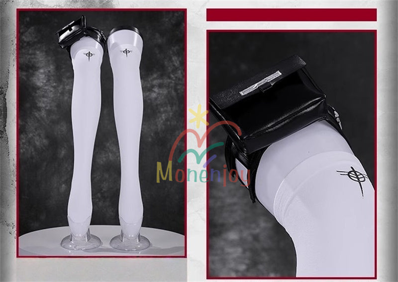 Monenjoy アークナイツ 新約エクシア コスプレ衣装刺繍柄　3ｄ樹脂アクセサリー　 高再現度 戦闘服デザイン　  Exusiai the New Covenant