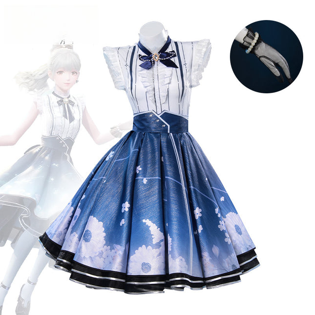 Monenjoy インフィニティニキ 追想に舞う花弁 コスプレ衣装 ドレス ワンピース イベントGS1312 - Monenjoy