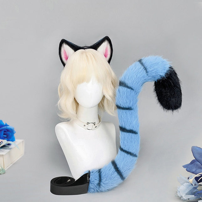 Monenjoy　映画『KPOPガールズ！デーモン・ハンターズ サジャ・ボーイズ　虎　耳＋尻尾　虎尻尾　イベント　kpop demon hunters plush K-POP  アニメーション
