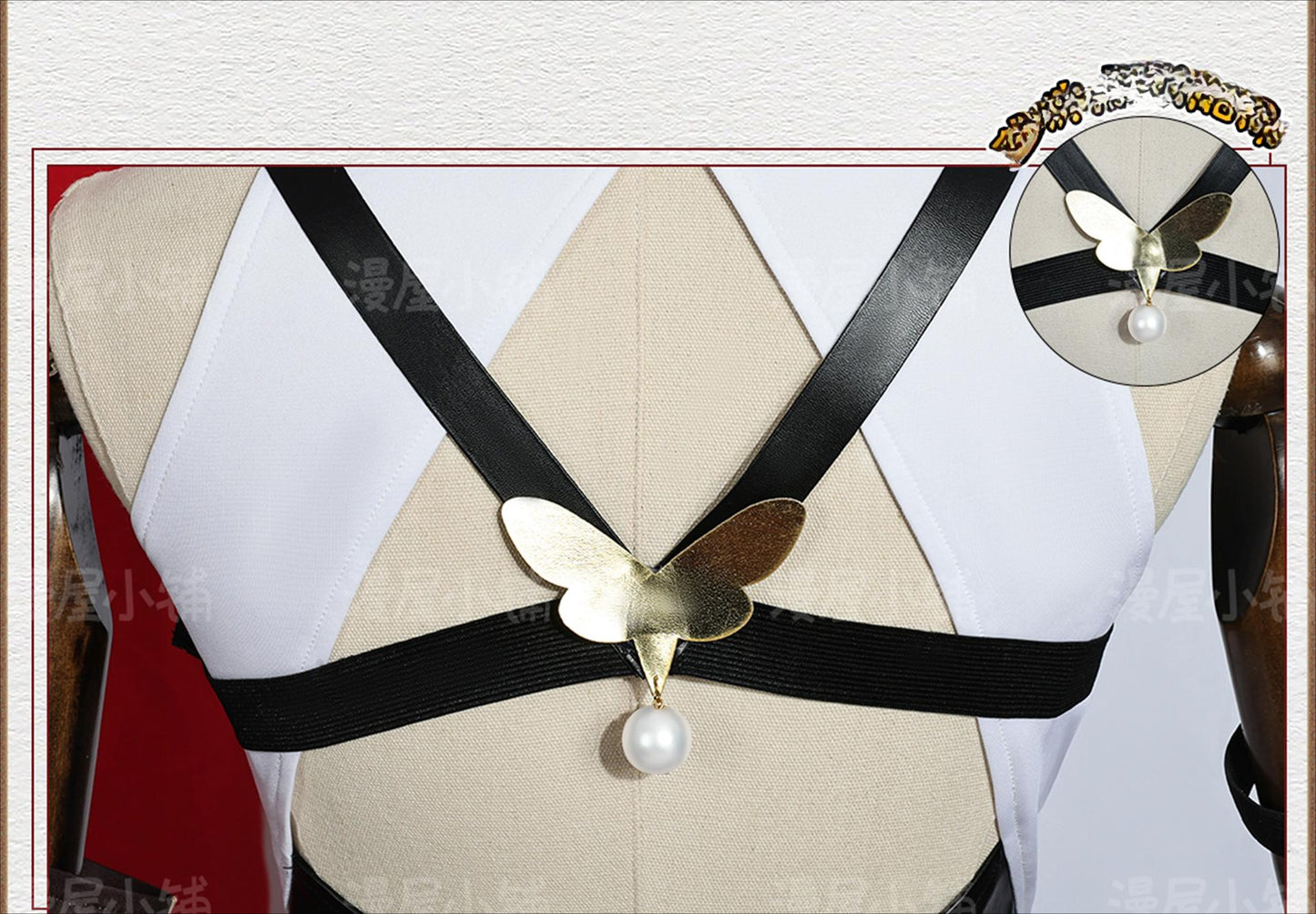 Monenjoy ゼンゼロ イヴリンコスプレ衣装　髪飾り　ジャケット　髪飾セット付き 全アクセサリー付 ゼンレスゾーンゼロ　コスチューム　ハロウィン　イベント　仮装　 - Monenjoy