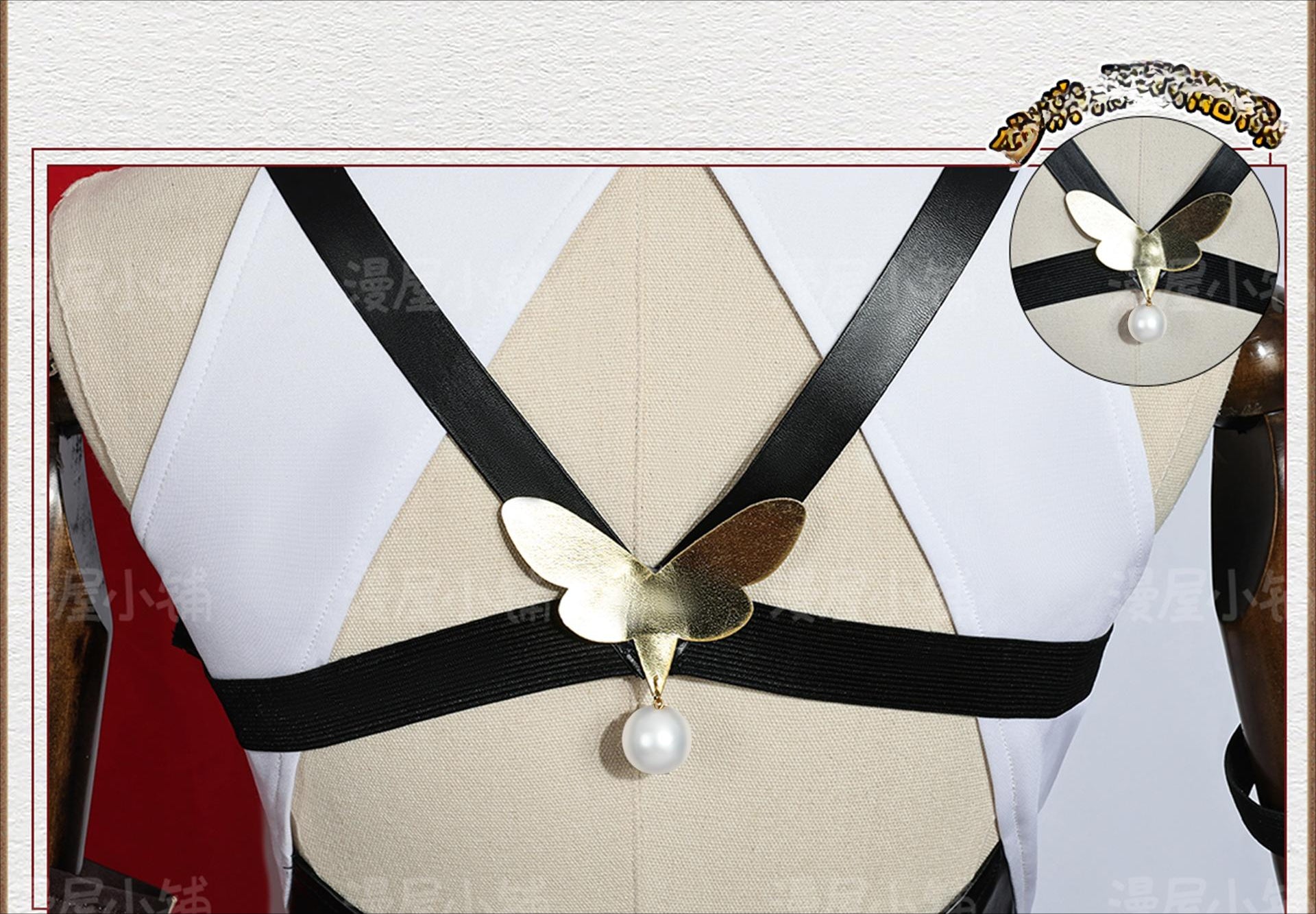 Monenjoy ゼンゼロ イヴリンコスプレ衣装　髪飾り　ジャケット　髪飾セット付き 全アクセサリー付 ゼンレスゾーンゼロ　コスチューム　ハロウィン　イベント　仮装　 - Monenjoy