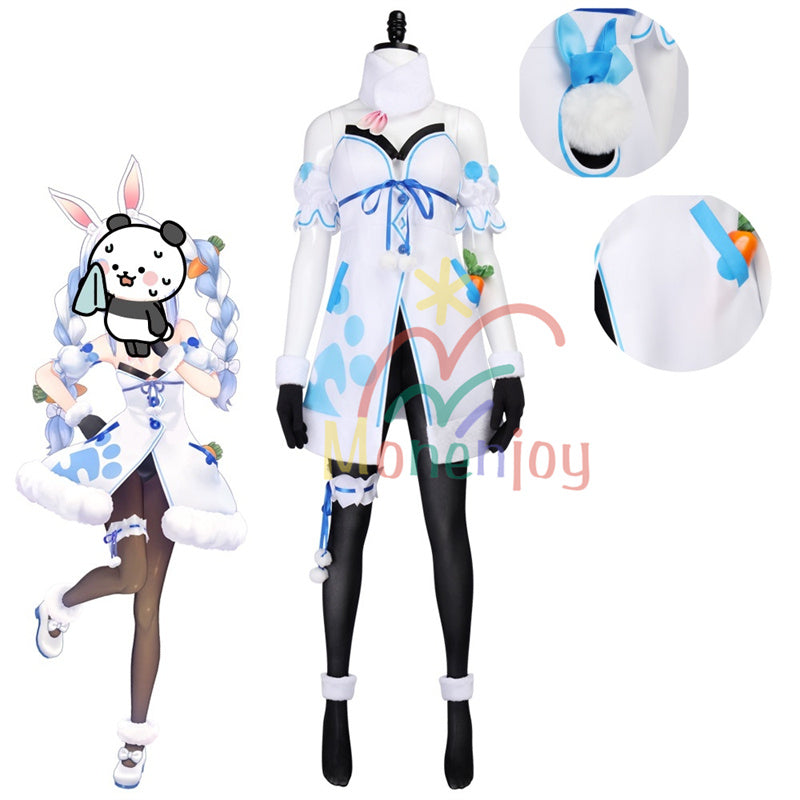Monenjoy　ホロライブ　兎田 ぺこら　コスプレ衣装　ライブ服　イベント　ホロライブ3期生　YouTuber　