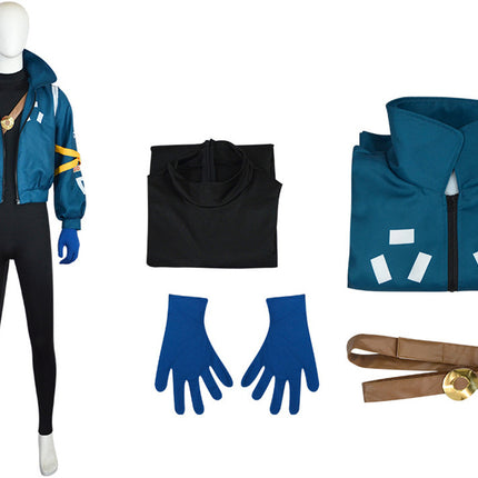 Monenjoy ONEPIECE モンキー・D・ルフィ　エッグヘッド　海賊団 衣装 ユニフォーム　礼服　コスチューム　少年漫画　COS　ハロウィン　舞台衣装　学園祭　クリスマス　イベント - Monenjoy