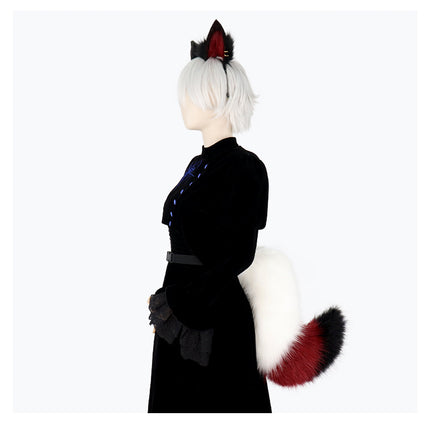 Monenjoy　陰陽師　白蔵主　妖狐　稲荷神　小物 狐耳 狼耳 狼の尻尾 コスプレ アクセサリー　コスプレ道具　髪飾り　狐耳　擬人化GS1153 - Monenjoy