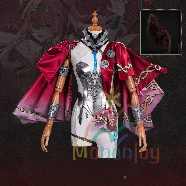 Monenjoy 鳴潮 ルパ コスプレ衣装 イベント 3d樹脂製パーツ 狼尻尾追加可能GS1925