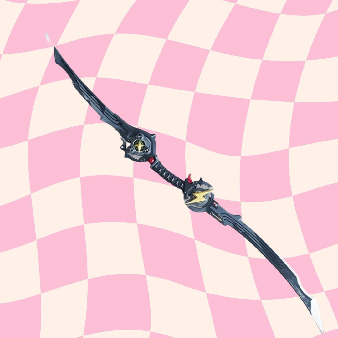 Monenjoy ゼンレスゾーンゼロ　防衛軍 シルバー小隊 0号・アンビー PU＋樹脂製　銀星　武器レプリカ　約151cm　大刀＋短刀組み合わせ　コスプレ道具　オーダーメイド　 - Monenjoy