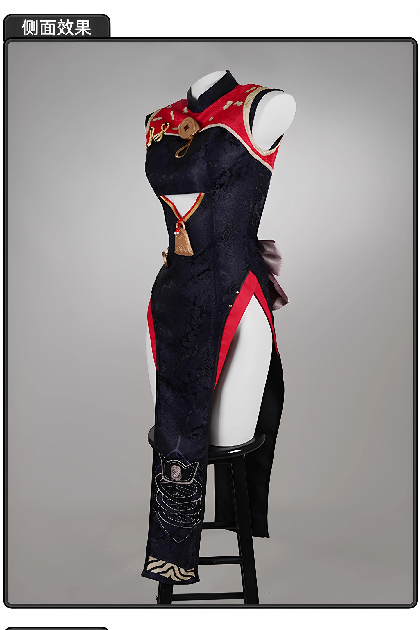 Monenjoy　ゼンレスゾーンゼロ　 紅豆　コスプレ衣装　飲茶仙の店員　 チャイナドレス　チーパオ　ワンピース　 茶楼　ハロウィン　