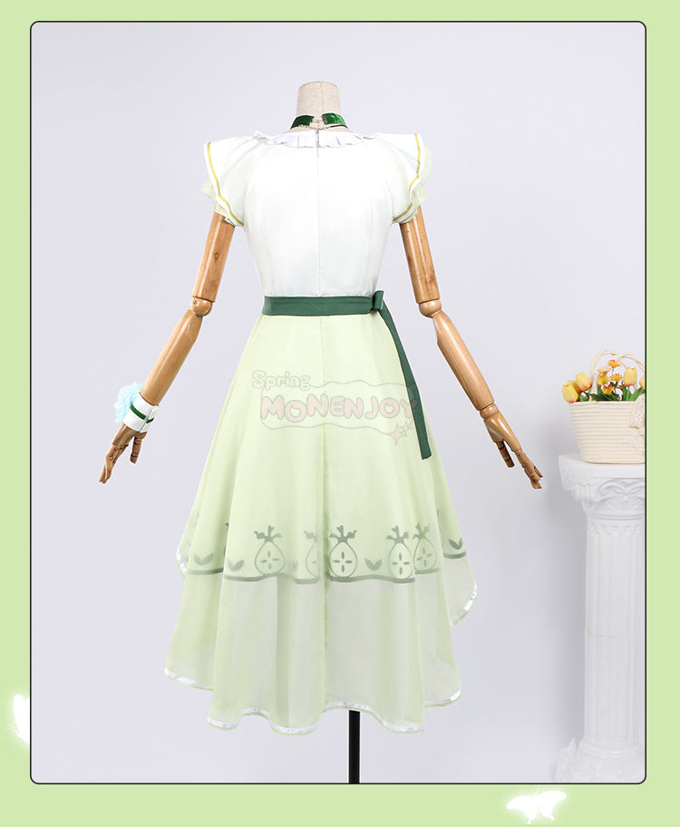 Monenjoy　中国コラボ 葬送のフリーレン×KFC　コスプレ衣装　ワンピース　コスチューム - Monenjoy