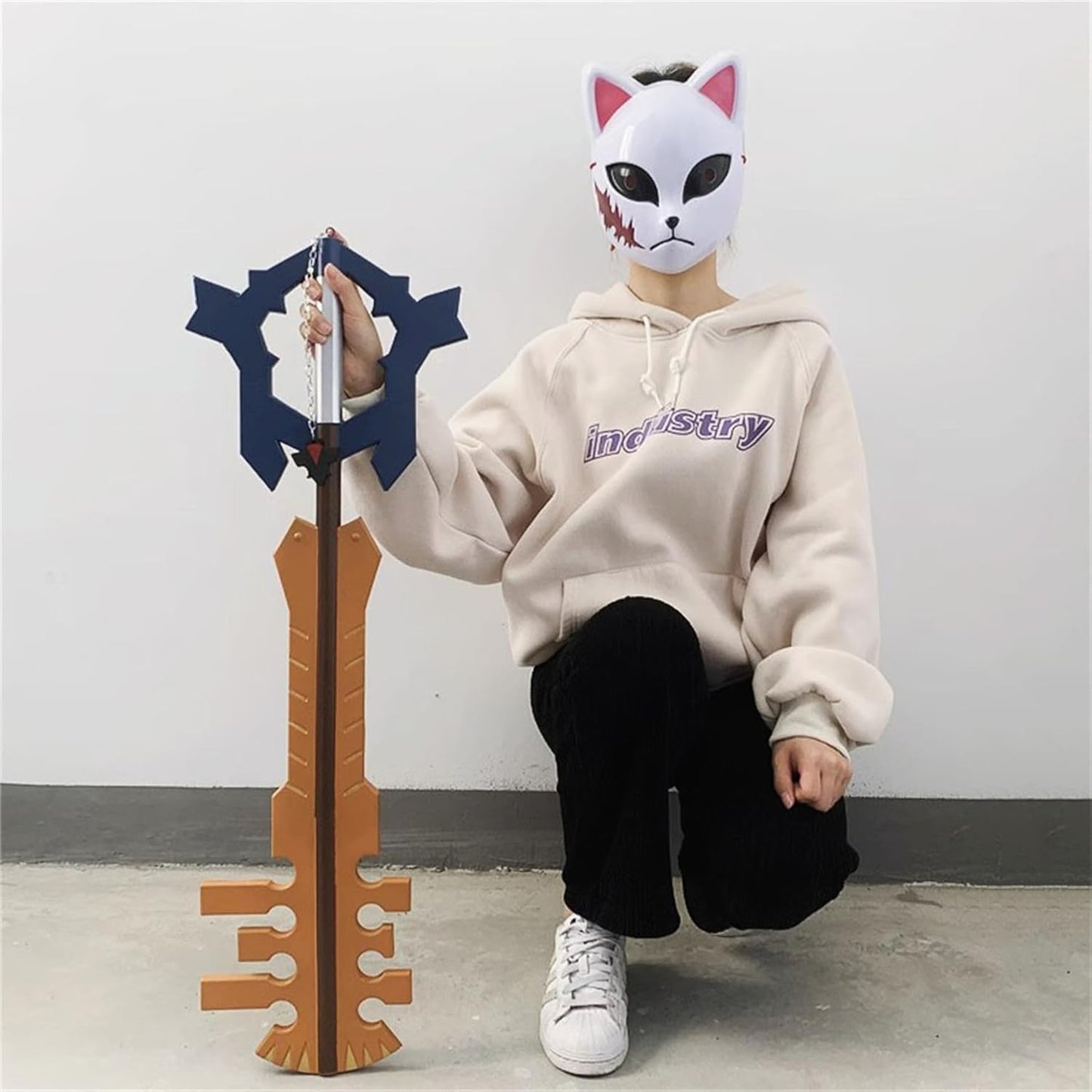 Monenjoy キングダムハーツ ソラ キーブレード 過ぎ去りし思い出 88*22cm 装備 鍵 PU製造 コスプレ道具 撮影道具 おもちゃ 手遊び ハロウィン レプリカ ハロウィン イベント - Monenjoy