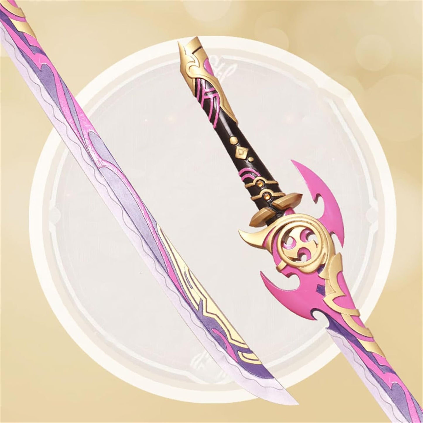 Monenjoy 原神 コスプレ道具 喜多院十文字槍 約181cm トーマ 雷電将軍 元素爆発 アクセサリー PU製造 cosplay 学園祭 イベント ハロウィン COS おもちゃ [並行輸入品] - Monenjoy