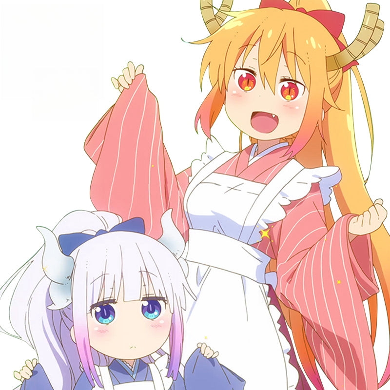 Monenjoy 小林さんちのメイドラゴン カンナ 和服　小林 トール コスプレ衣装　イベント　仮装 - Monenjoy