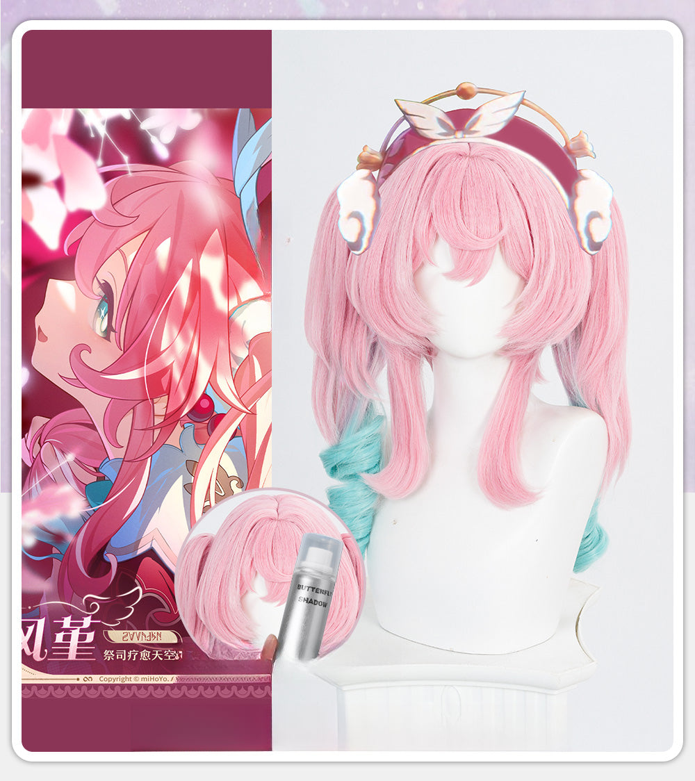 Monenjoy HonkaiStaRrail スターレイル 崩スタMMD部 ヒアンシー 微光の医師 ヒアシンシア Hyacinthia Hyacine 风堇 ウィッグ　可愛い　地雷系 カツラ　コスプレ道具　イベント - Monenjoy