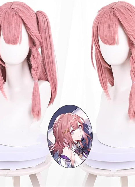 Monenjoy 崩壊スターレイル 桂乃芬 ウィッグ 80cm ロング 自然 ショート ボブ フルウィッグ ストレート ウイッグ wig かつら フルウィッグ ミディアム セミロング - Monenjoy