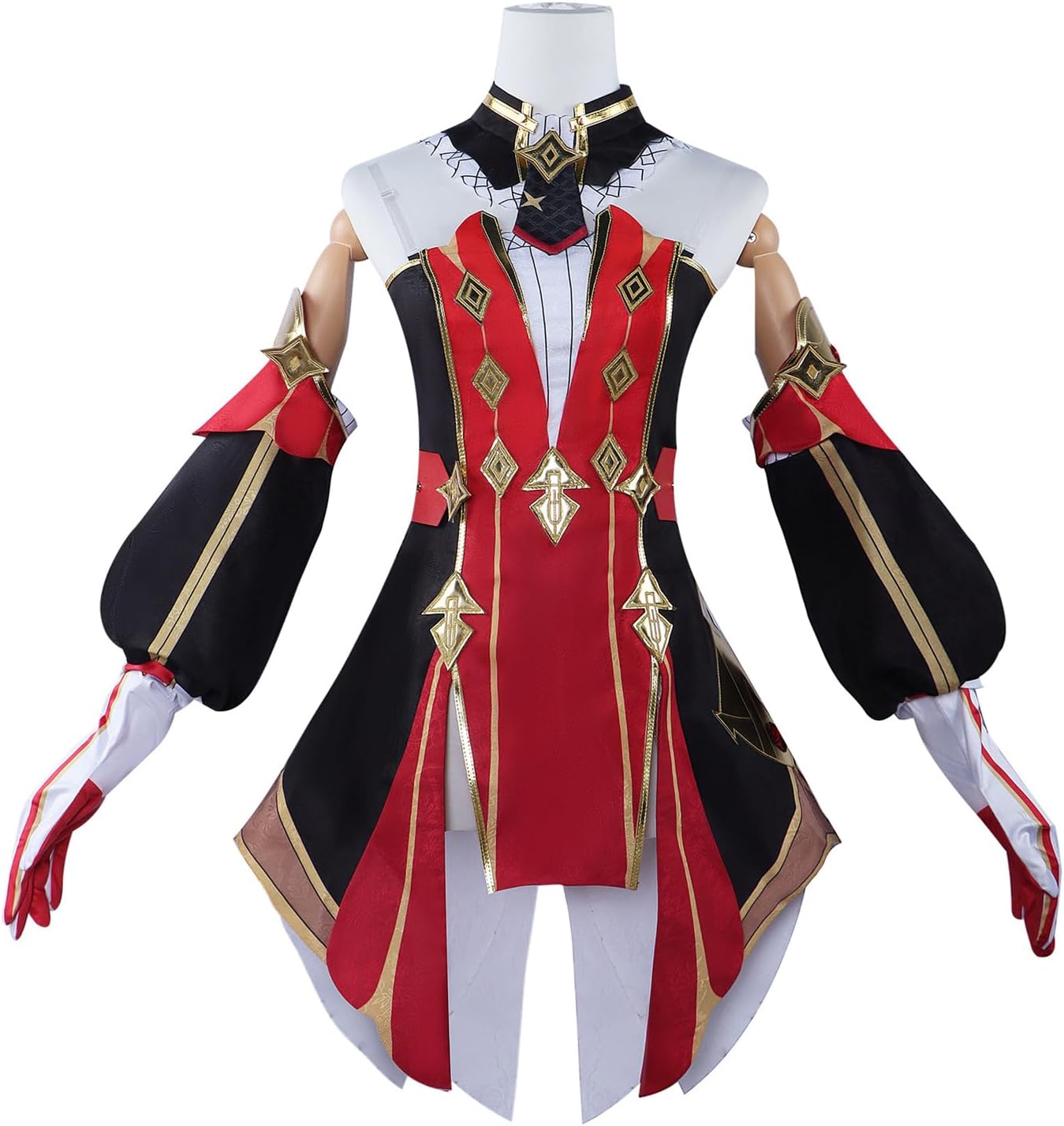 Monenjoy 原神 シュヴルーズ　コスプレ衣装　　帽子付Chevreuse　礼服 ワンピース 洋服 コスチューム イベント コスプレ ハロウィン 洋風 可愛い 舞台衣装 - Monenjoy