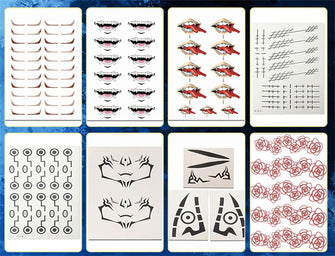 monenjoy 東京卍リベンジャーズ 柴大寿 黒龍 黒白 十字架 コスプレ タト ゥーシール 東リベ 小物 背中 しば たいじゅ 東リべ グッズ 人気 おしゃれ 飾り ファッション ハロウィン イベント 装備品 - Monenjoy