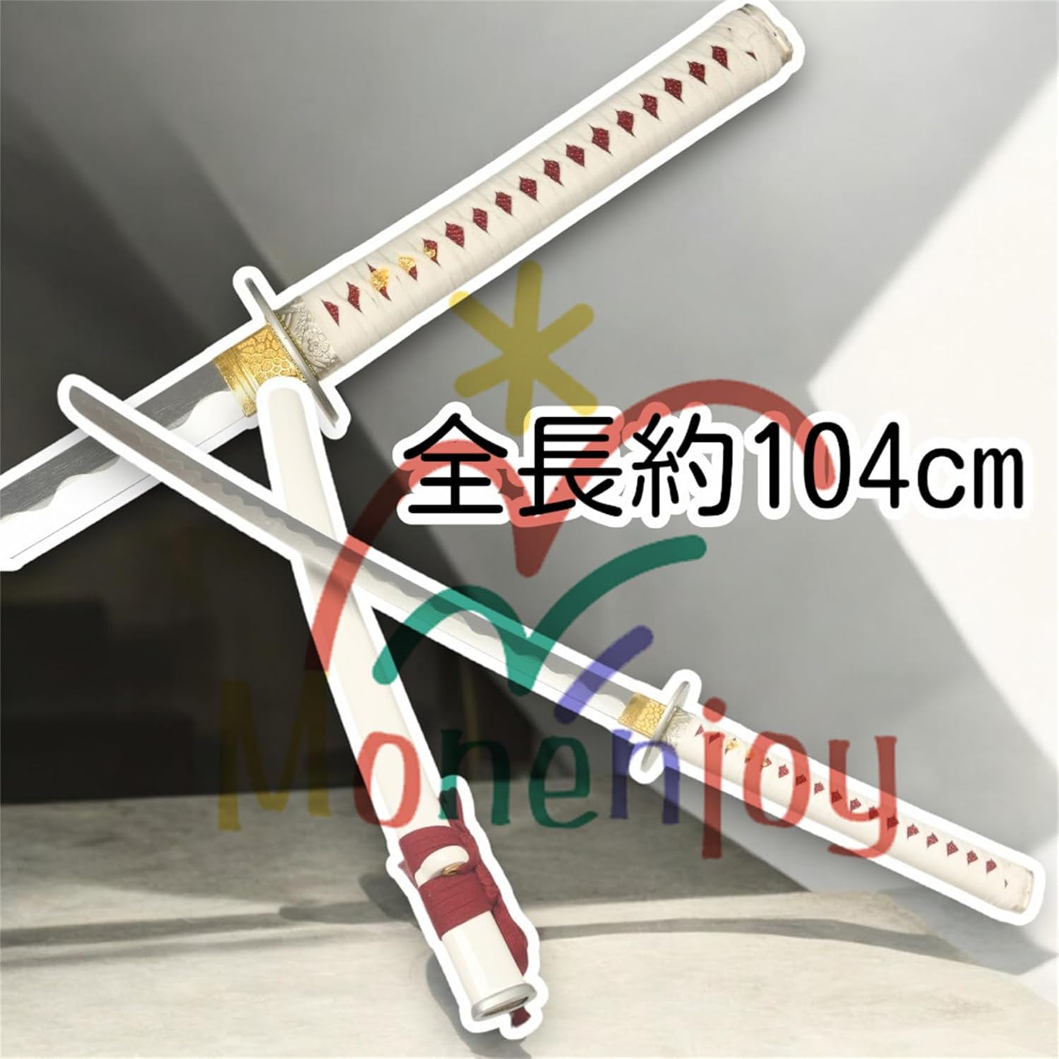 Monenjoy コスプレ道具 刀剣乱舞　 刀剣男子 村雲江 104cm 模擬刀 木刃 目貫有り ハロウィン イベント 舞台道具 工芸品 学園祭 [並行輸入品] - Monenjoy