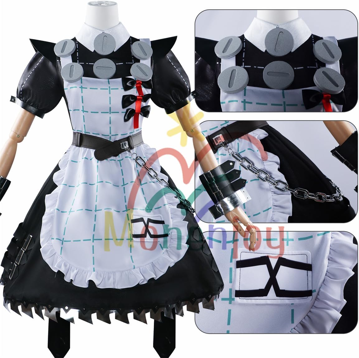 Monenjoy　ゼンレスゾーンゼロ エレン・ジョーウィッグ追加 コスチューム ゼンゼロ/ZZZ　コスプレ 衣装 イベント - Monenjoy