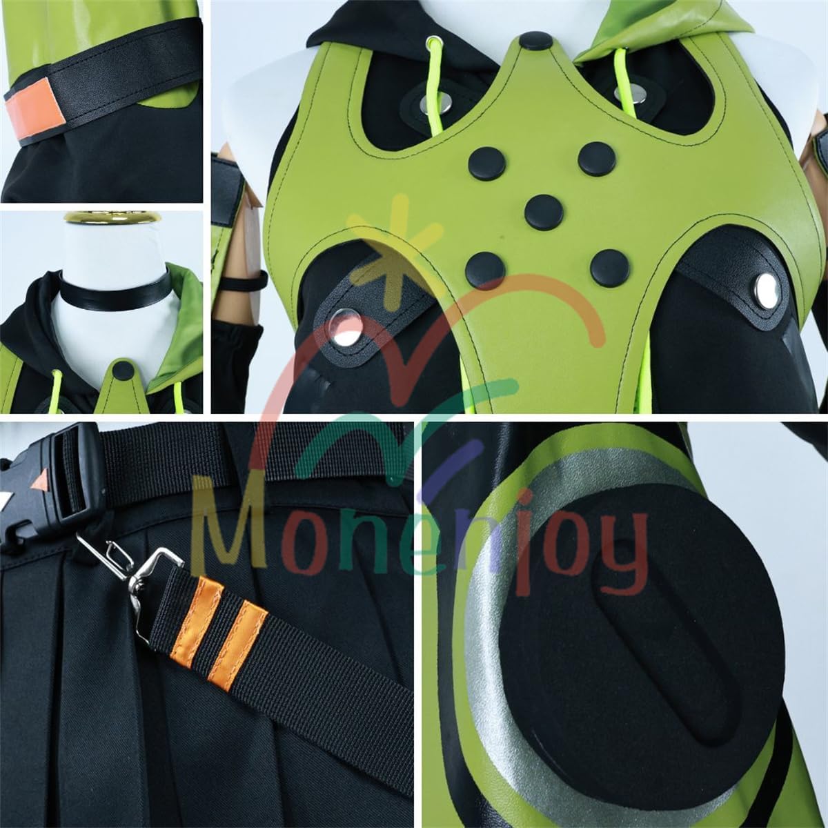 Monenjoy　ゼンレスゾーンゼロ エレン・ジョーウィッグ追加 コスチューム ゼンゼロ/ZZZ　コスプレ 衣装 イベント - Monenjoy