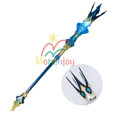 Monenjoy　崩壊スターレイル 　ケリュドラ　コスプレ道具　王冠　16.5cm　法杖　Cerydra　95cm　クイーンスタッフ オクヘイマ　女王の儀式杖  UVレジン製　炎冠 独裁官 女皇 総帥 カイザー