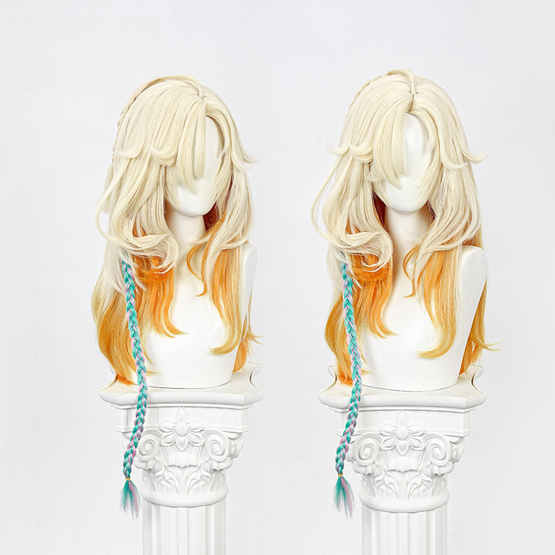 Monenjoy　原神 シロネン ウィッグ　カツラ　コスプレ道具　ナナツカヤンの名鋳り師 魂を鋳る烈火 山岳を彩る金色 - Monenjoy